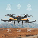 VIVITAR 360 SKYVIEW GPS DRONE CAMERA STABILIZED FOOTAGE DRC889 - ORANGE/BLACK - Like New