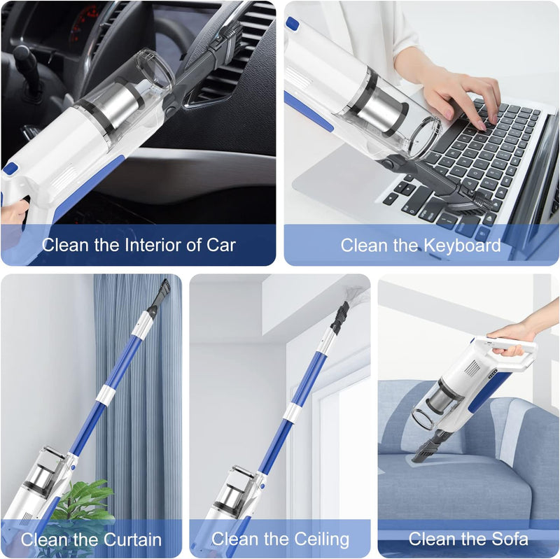 WHALL EV-691 Cordless Stick Vacuum Cleaner 250W Brushless Motor - Scratch & Dent