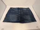 MADDEN NYC WOMEN'S EMBROIDERED BOW DENIM SKIRT - SIZE:  2XL - DARK MEDIUM WASH - Brand New