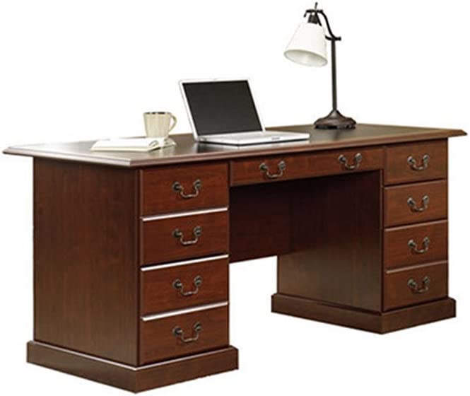 Sauder Heritage Hill Executive Desk Classic Cherry Finish 402159-01 - Like New