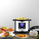 GEEK CHEF 6 QT. STAINLESS STEEL ELECTRIC PRESSURE COOKER - STAINLESS STEEL/BLACK - Like New