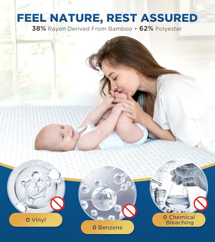 BOSANE PREMIUM 100% WATERPROOF KING MATTRESS PROTECTOR BREATHABLE 3D AIR - WHITE - Like New