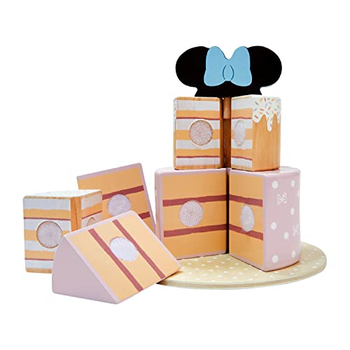 Disney Wooden Toys Minnie Mouse Tea Set, 13 Pieces Ages 3+ Just Play - Brand New