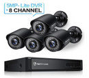 HeimVision 1080P Security Camera System Outdoor 8CH 5MP-Lite DVR 4Pcs HM245 - Like New