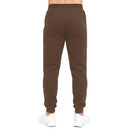 BLU ROCK MEN'S FLEECE SWEATPANTS WITH ZIPPER SIDE POCKETS, SIZE: MEN 2XL - BROWN - Like New