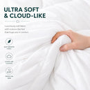EVOLIVE PRE-WASHED ALL SEASON DOWN ALTERNATIVE COMFORTER, TWIN - WHITE - Brand New