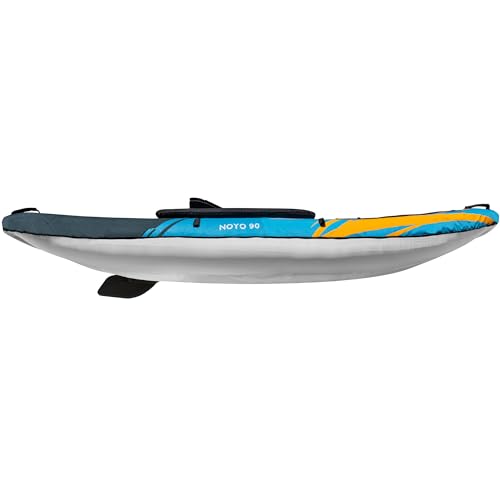 AQUAGLIDE NOYO 90 INFLATABLE KAYAK 1 PERSON TOURING KAYAK WITH COVER NOYO90 - Brand New
