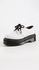 Dr. Martens Women's 1461 Quad II Platform White Polished Smooth - Like New
