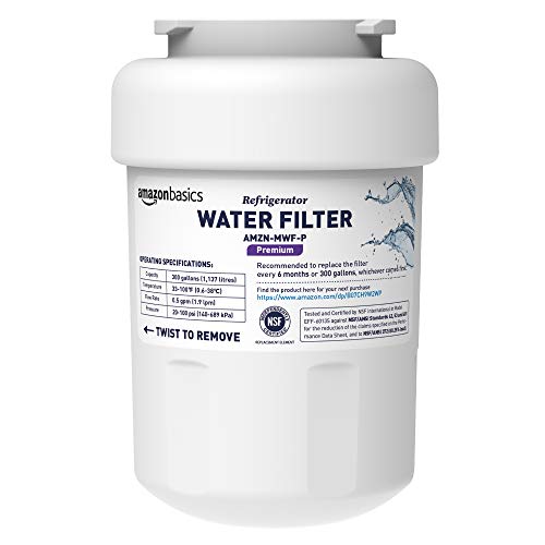 AMAZON BASICS REPLACEMENT WATER FILTER CARTRIDGE MWF REFRIGERATOR PACK OF 1 - Brand New