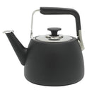 SUR LA TABLE ESSENTIALS LARGE 2 QT HEAVY GAUGE TEA KETTLE - MATTE BLACK - Like New