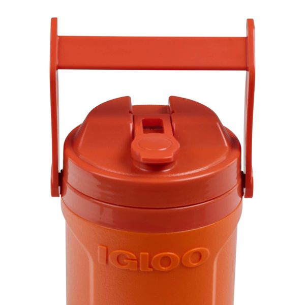 IGLOO LATITUDE HALF GALLON COOLER JUG PORTABLE BEVERAGE SERVER - ORANGE - Like New
