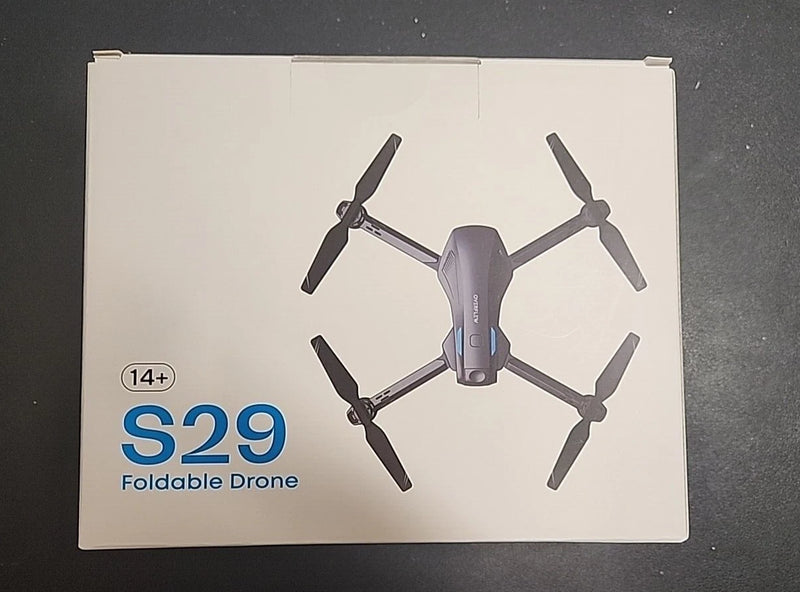 OVERFLEW S29 FOLDABLE DRONE 360 DEGREES FLIP 6 AXIS GYRO VOICE CONTROL - GRAY - Like New