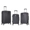 ROCKLAND MALIBU HARDSIDE SPINNER WHEEL LUGGAGE 19", 24", 28" - BLACK - Like New