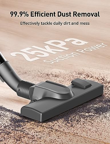 ASPIRON 1300W BAGGED CANISTER VACUUM CLEANER, 5 TOOLS, 3.5L - BLUE - Like New