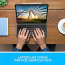 LOGITECH SLIM FOLIO PRO BACKLIT BLUETOOTH - 920-009670 - GRAPHITE - Like New