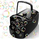 Automatic 18000+ Per Minute Big Bubbles Blower Maker for Kids Toddlers - Black - Like New