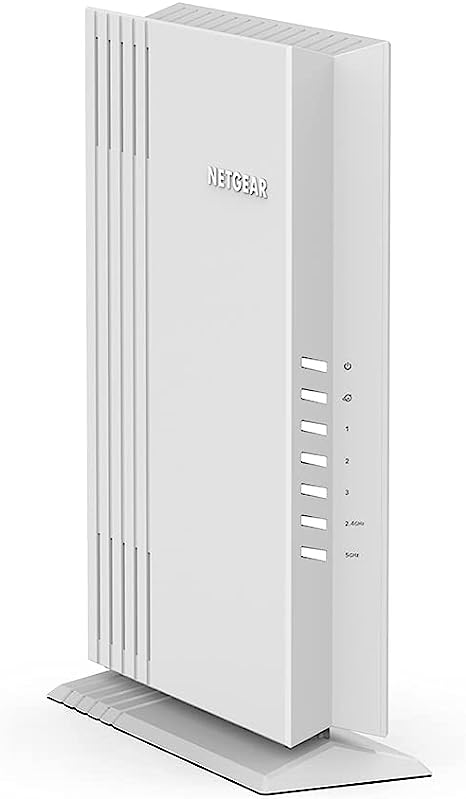 NETGEAR 4-Stream WiFi 6 AX1800 Dual-Band Gigabit Router WAX202-100NAS - White Like New