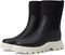 HUNTER WOMENS CITY EXPLORER SHORT NEOPRENE BOOTS - SIZE: 8 - BLACK/SHADE WHITE - Like New