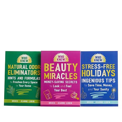 Who Knew? By Bruce Lubin - 3 Book Set Beauty Miracles New