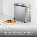 NINJA FLIP TOASTER OVEN AIR FRYER STEEL 10622356621080 - Like New
