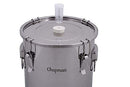 Stainless Steel 7 Gal Fermenter w/ 3-Piece Ball Valve Kettle for Wine Beer Mead - Brand New