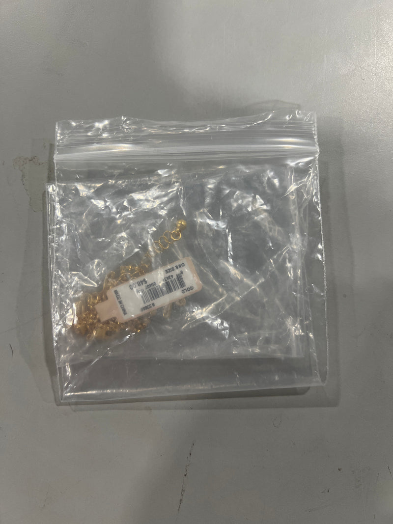 REBECCA MINKOFF "LIKE A GIRL NECKLACE - GOLD - Brand New