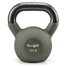 YES4ALL KETTLEBELLS KETTLEBELL FOR WEIGHT TRAINING HOME WORKOUT GUNMETAL - Like New