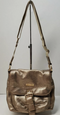 MICHAEL KORS PEBBLED LEATHER CROSSBODY BAG - METALLIC GOLD - Scratch & Dent