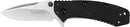 Kershaw Cryo G-10 Pocket Knife 2.75" Steel Drop Point Blade 4057-0445 - Black - Like New
