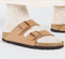 BIRKENSTOCK ARIZONA VEGAN BIRKIBUC - SIZE: MEN 4 WOMEN 6 (EU M37) - PECAN - Like New