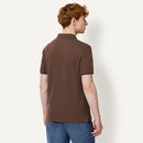 AMAZON ESENTIALS MEN'S SLIM-FIT SHORT-SLEEVE COTTON POLO RICH HAZEL SIZE L - Brand New