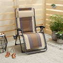 Amazon Basics Outdoor Padded Zero Gravity Folding Lounge Chair Pack of 2 - Beige - Like New