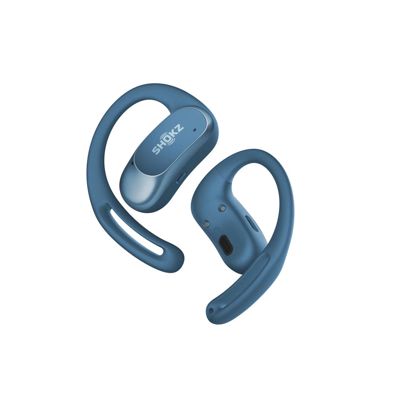 SHOKZ - OPENFIT AIR OPEN-EAR TRUE WIRELESS EARBUDS - STONE BLUE - Like New
