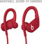 Beats by Dre Powerbeats High-Performance Wireless Earphones MWNX2LL/A - Red Like New