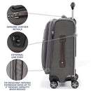 Travelpro Platinum Elite Softside Expandable Carry on Luggage Gray 20" - Like New