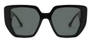 GG0956S GUCCI GEOMETRIC LADIES SUNGLASSES LENS SIZE 54MM BLACK/GOLD LOGO/GRAY - Like New