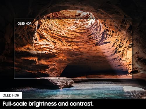 SAMSUNG 55" CLASS OLED S85D SERIES HDR SMART TV QN55S85DAEXZA - BLACK - Like New