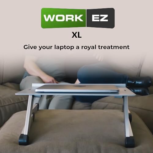 UNCAGED ERGONOMICS WORKEZ BEST ADJUSTABLE LAPTOP STAND FOR DESK - GRAY - Like New