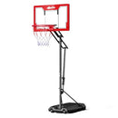 MAYFIRE BASKETBALL HOOP OUTDOOR PORTABLE SYSTEM 33" BACKBOARD 33MFZ2T-R - RED - Like New