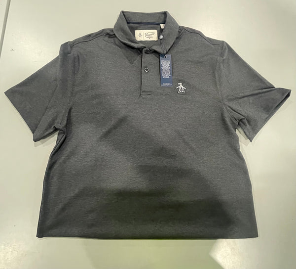 ORIGINAL PENGUIN TWO BUTTONS PENGUIN POLO - SIZE: MEN S - GRAY - Like New