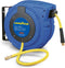 Goodyear Air Hose Reel Retractable 3/8" x 50' Polymer Hose 300PSI - BLUE/YELLOW Like New