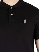PSYCHO BUNNY PSYCHO BUNNY MEN'S CLASSIC POLO SIZE: MEN 2XL - BLACK - Brand New