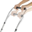 WHITMOR CART WITH ADJUSTABLE HEIGHT HANDLE 6318-7617 - SILVER/BLACK - Like New