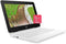 HP CHROMEBOOK 11.6" 1366x768 HD N3350 4GB 32GB EMMC 11-ae131nr - White Like New
