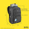 SOLO NEW YORK TSA LAPTOP BACKPACK FOR WOMEN & MEN CARRY ON BOOKBAG TRAVEL - GREY - Brand New