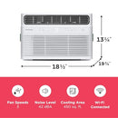 FRIGIDAIRE 10,000 BTU SMART INVERTER WINDOW AIR CONDITIONER FHWW105WE1 - WHITE - Like New