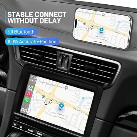 Auerds Wireless Carplay Adapter Bluetooth Wired to Wireless - Scratch & Dent