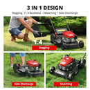 AMERISUN 170cc OHV Gas-Powered Lawn Mower Self-Propelled 21" B0F6CRFTTF - Like New
