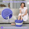 BEAUMOI FOOT SPA COLLAPSIBLE FOOT BATH MASSAGER HEAT REMOTE TIMER - PURPLE - Like New
