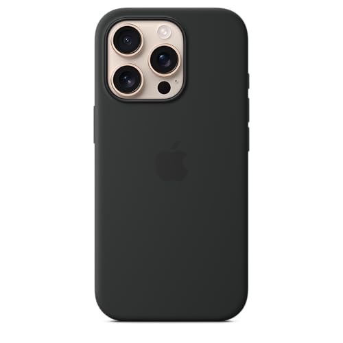 Apple iPhone 16 Pro Silicone Case with MagSafe and Camera Control - Black Like New